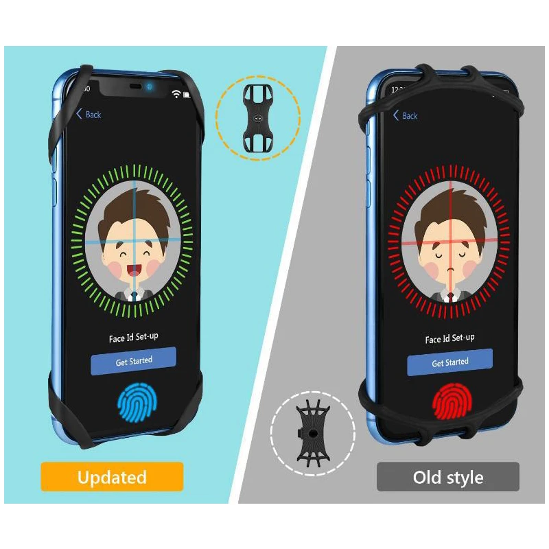 BARU Removable Sepeda Ponsel Pemegang Sepeda Ponsel Pemegang Ponsel Sepeda Motor Suporte Celular Untuk iPhone Samsung Xiaomi Gsm Houder