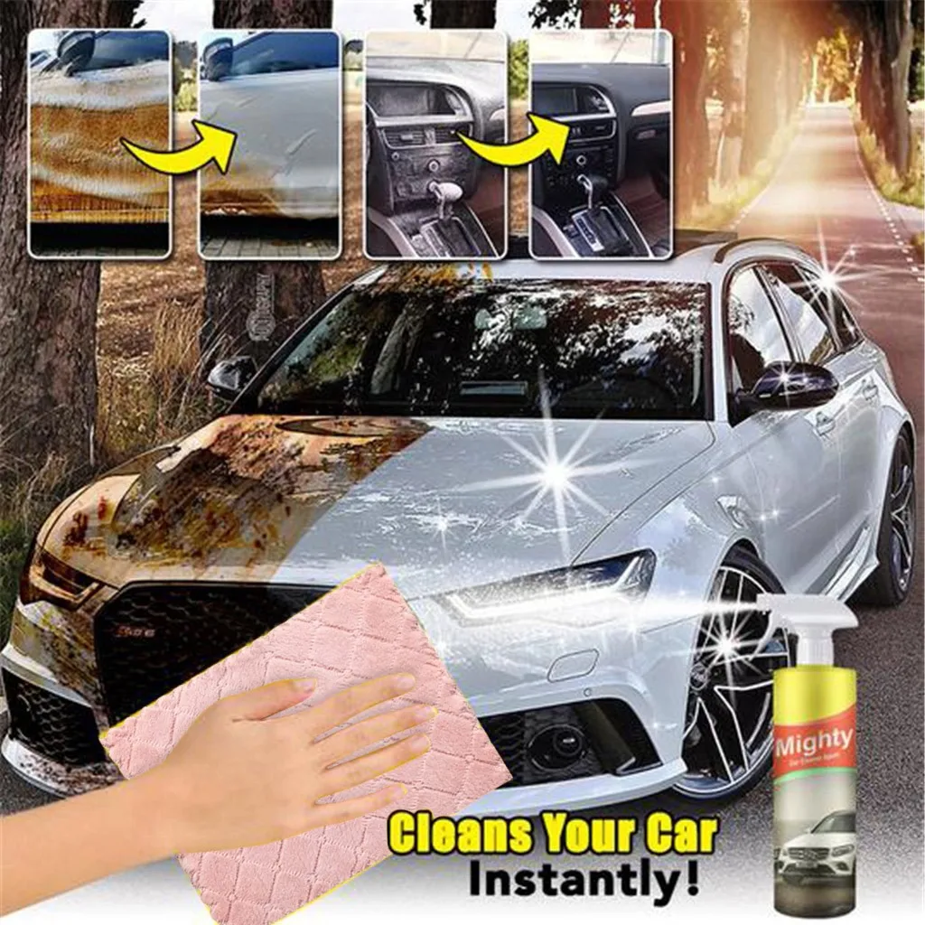 Mighty glass Cleaner Анти-туман агент спрей автомобиля очиститель окон лобовое стекло 200 мл продукты Mas Vendidos#15