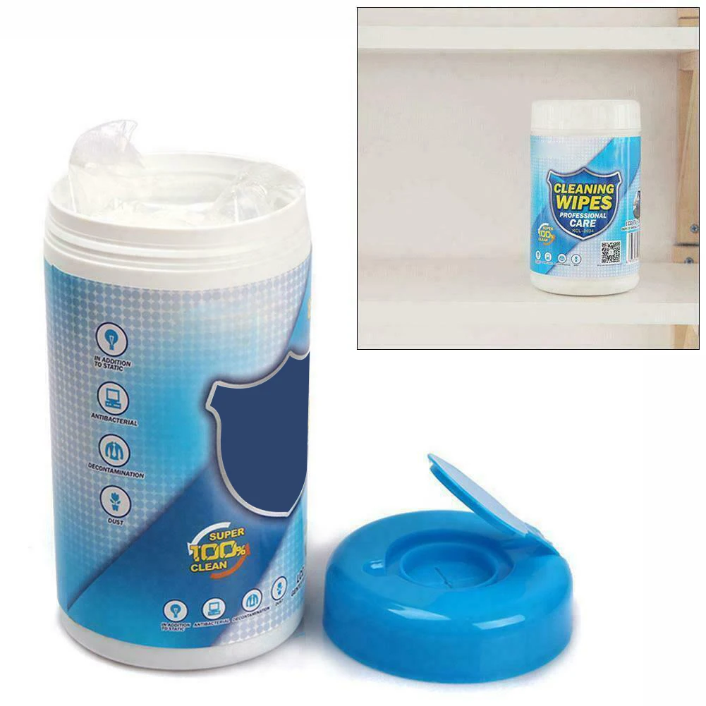 New Hot 88Pcs/Box Cleaning Wet Wipes Soft Laptop Monitor LCD Phone Screen Lens Glass Wipes NV99