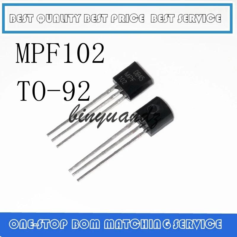 

5 шт./лот MPF102 TO-92 N-Channel RF усилитель