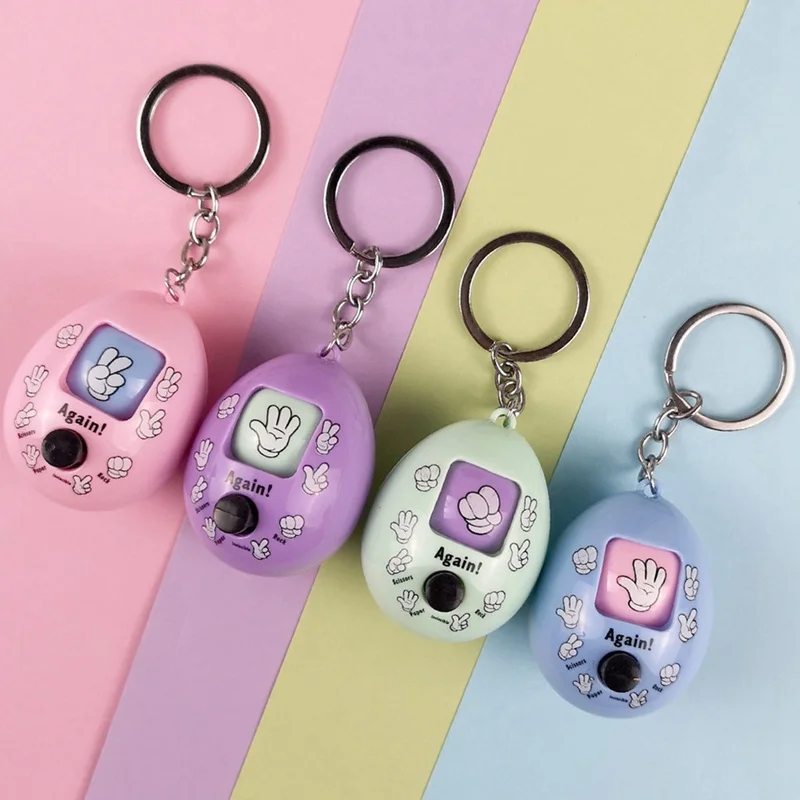 

1pcs Cartoon Creative Decompression Stone Scissors Cloth Guessing Boxing Face Twisted Egg Toy New Strange Gifts Random Color