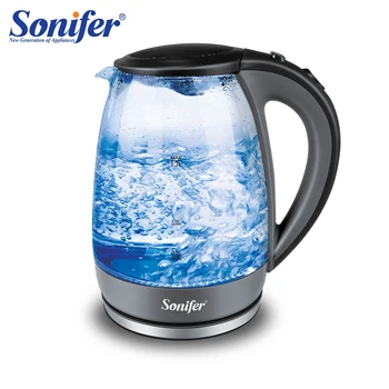 

1.7L Electric Kettle Glass Kettle Cordless Household Kitchen Fast Heating Boiling Teapot Pot Automatic Switch Off 220V Sonifer