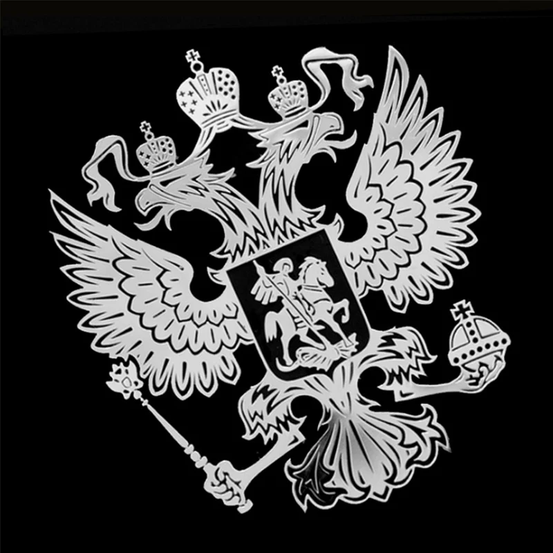 Значок России никелевый металлический стикер автомобиля наклейка федеральный