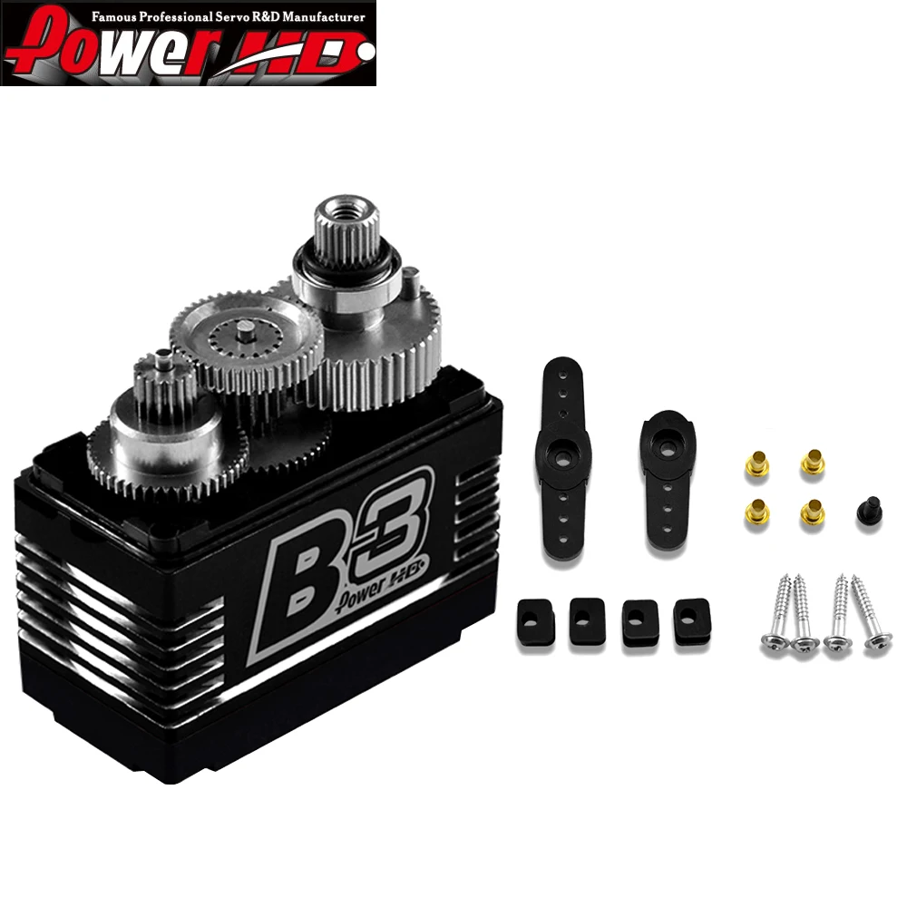 1 шт. power HD B3 30 кг 7,4 В бесщеточный цифровой сервопривод с металлическими шестернями и двойными подшипниками