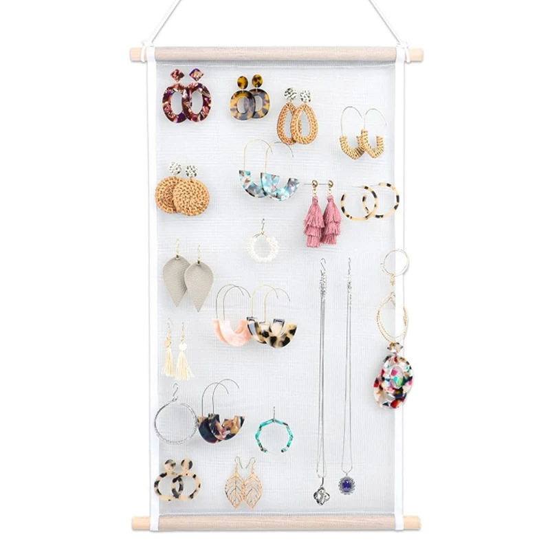 Hanging Earring Organizer Wall Mounted Earring Display Hanging Jewelry