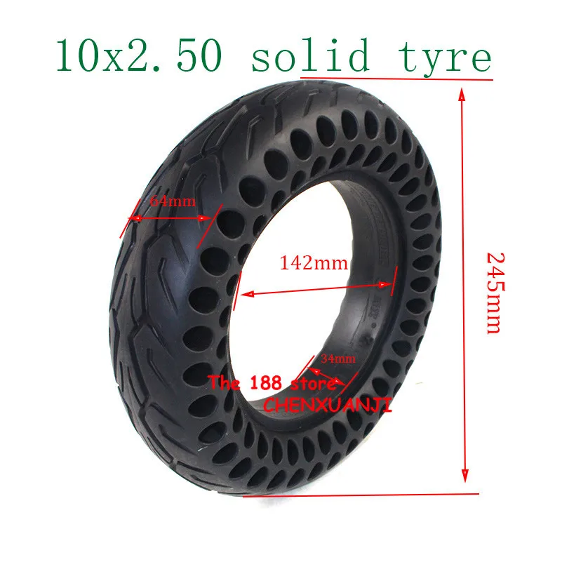 

Hot Sale 10 Inch Solid Tyre10x2.50Tire Fits Electric Scooter Balance Drive Bicycle Tyre 10x2.5Inflatable Tyre and Inner Tube