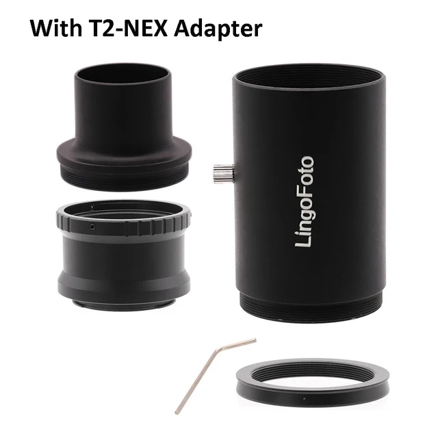 Telescope Adapter Set For Sony Nex alpha 1.25 eyepiece To T mount Adapter telescope Extension Tube t2 mount To E mount Adapter Lens Adapter AliExpress