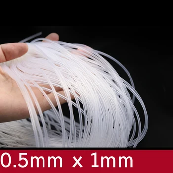 

Transparent Flexible Silicone Tube ID 0.5mm x 1mm OD Food Grade Non-toxic Drink Water Rubber Hose Milk Beer Soft Pipe Connector