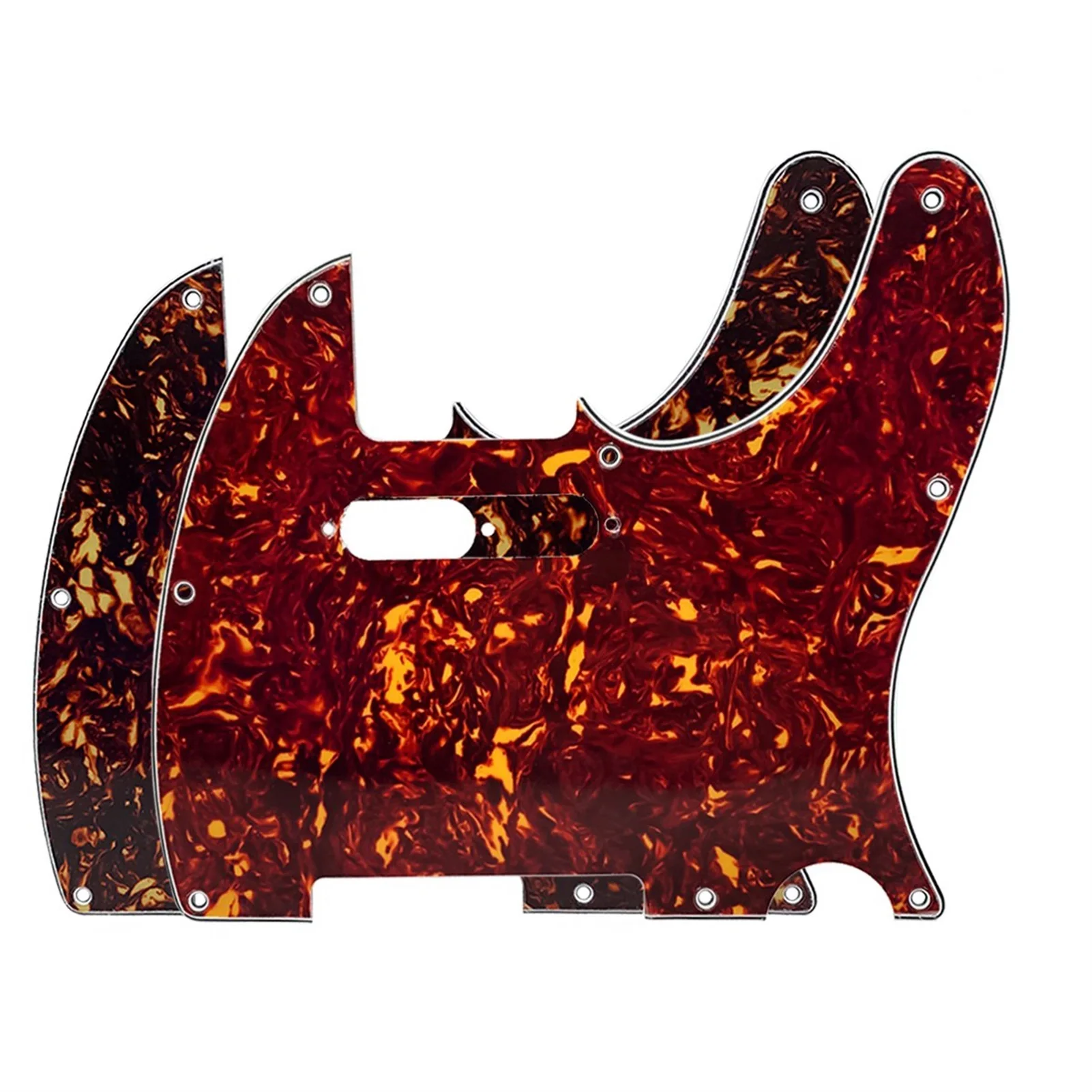 

2 шт./компл. из Tortoiseshell Shield для гитары с царапинами и 8 отверстиями для гитары в стиле Tele