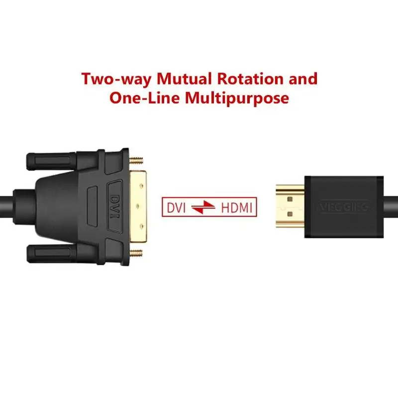 ALLOYSEED HDMI дви кабель 1080P позолоченный Мужской видеокабель, адаптер для HDTV ПДУ для домашнего кинотеатра Позолоченные разъемы Прямая поставка