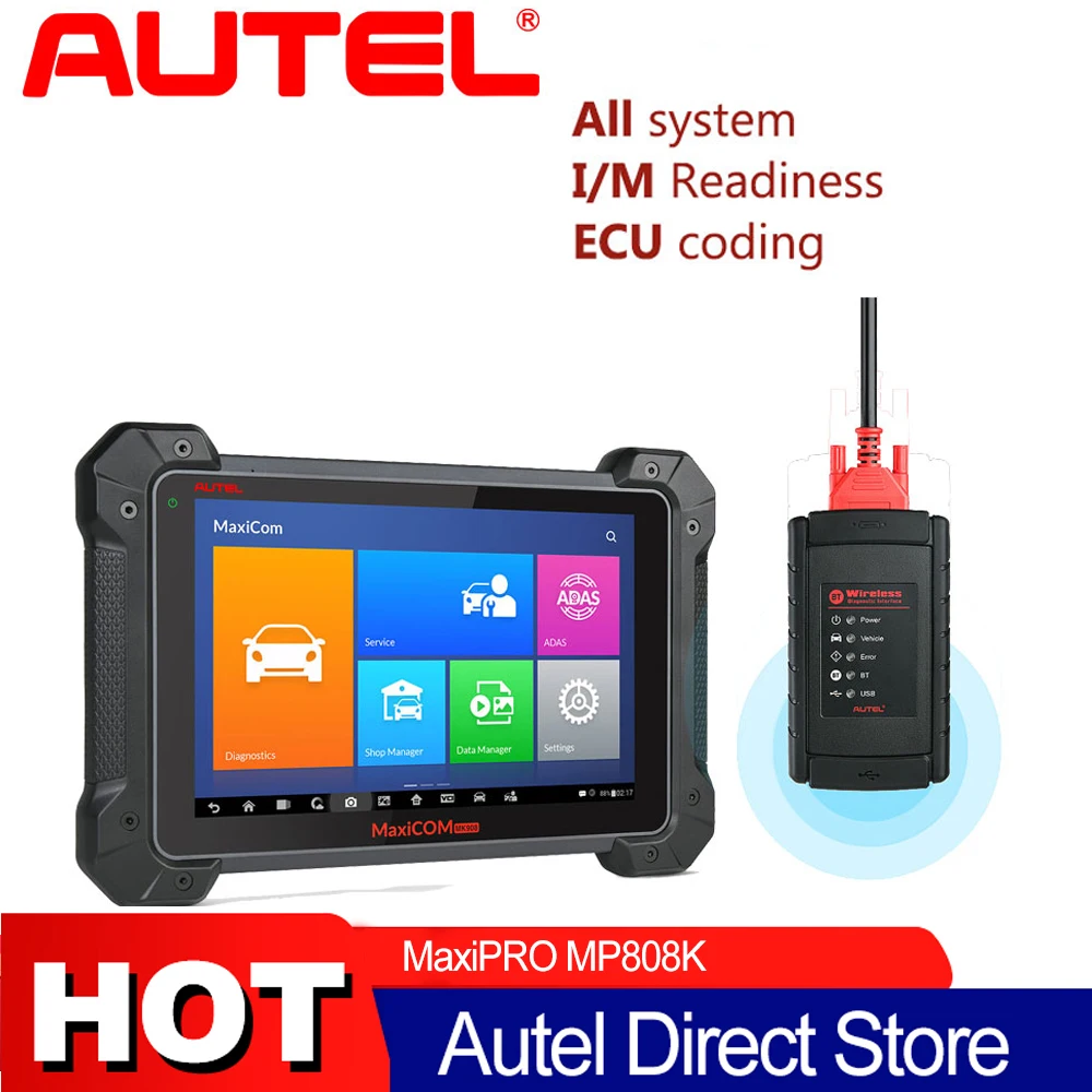 #*Cheap Autel MaxiPRO MP808K OBD2 Scanner Auto Diagnostic auto Tool OBD car diagnostic auto scania scaner automotriz profesional vag com