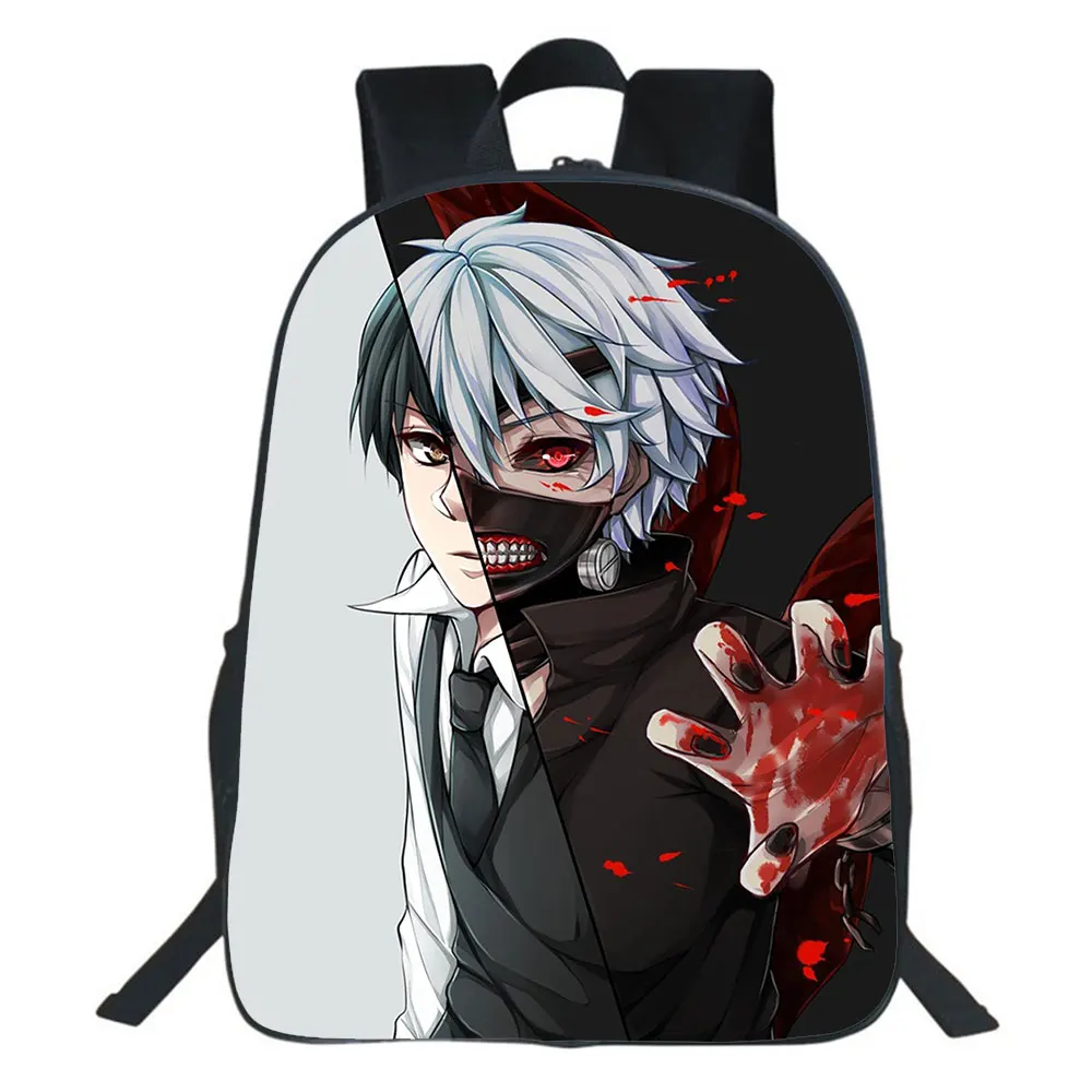 Japanese Anime Tokyo Ghoul Backpack School Bag for Girls Boys Women Men Teens Laptop Travel Rucksack Hot sale Sac Mochilas