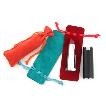 

Portable Lipstick Cosmetic Bag Travel Makeup Case Women Drawstring Make Up Organizer Flannel Jewelry Storage Pouch