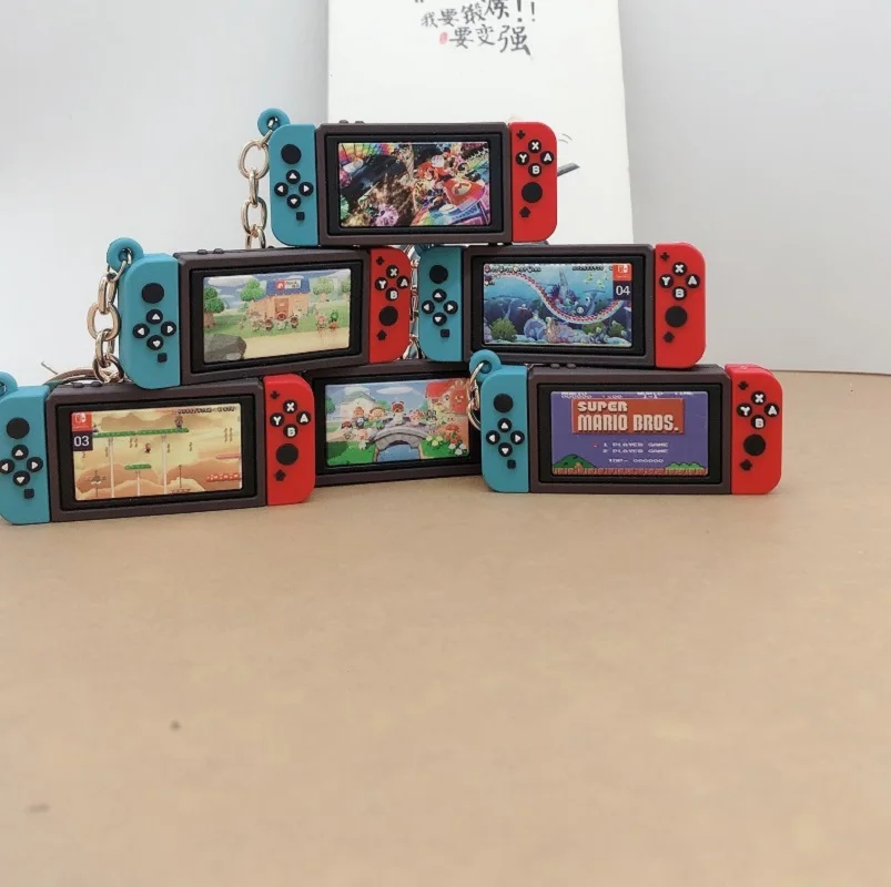 Новый переключатель игровой автомат брелки для ключей с рисунком из игры