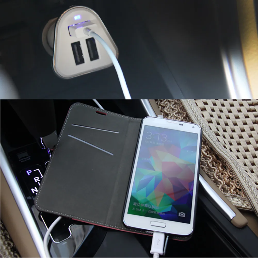 USB 3 порта 5 в а автомобильный разъем Зажигалка зарядное устройство адаптер для iphone для samsung Быстрое зарядное устройство автомобильные аксессуары мотоцикл Лодка# PY10