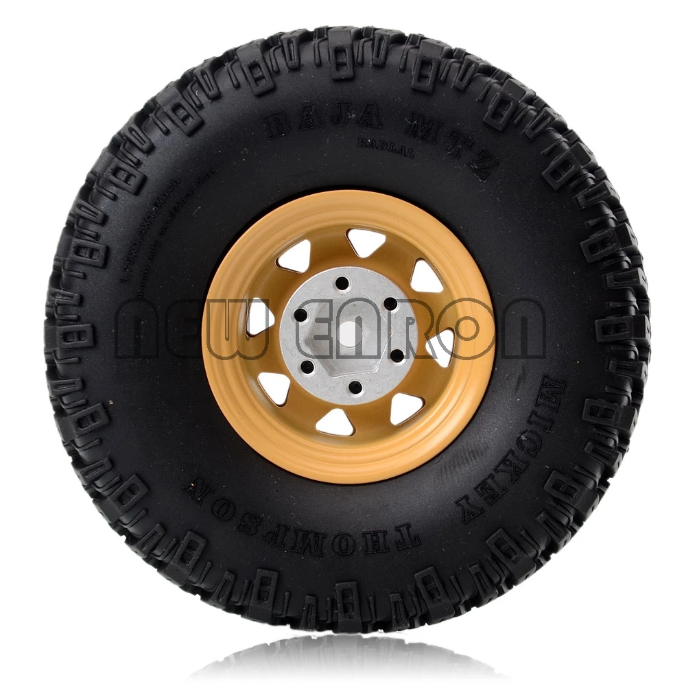 ENRON 1,55 дюймов 4P Beadlock колеса диски 96 мм шины для RC 1/10 D90 TF2 CC01 LC70 MST JIMNY осевой 90069