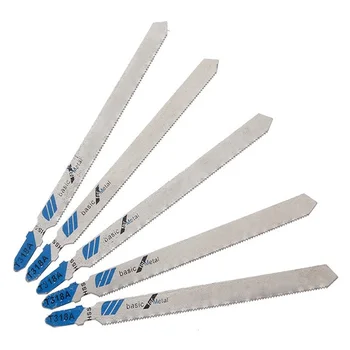 

New Arrival 5Pcs/set T318A Inch HCS T-Shank Jigsaw Blades Set For Metal Cutting