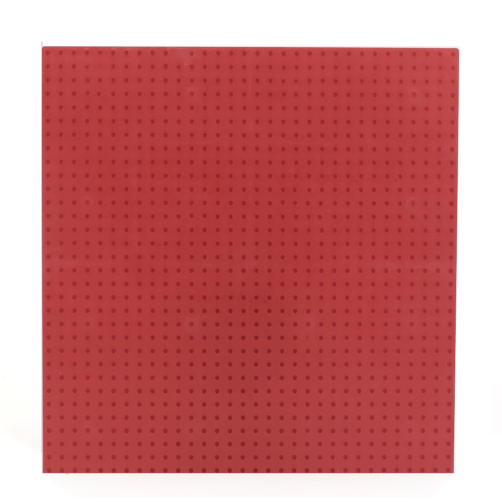 OCDAY 3pcs 32*32 Holes Universal DIY Building Small Particles Puzzle Floor Children Enlightenment Toys Floor Board