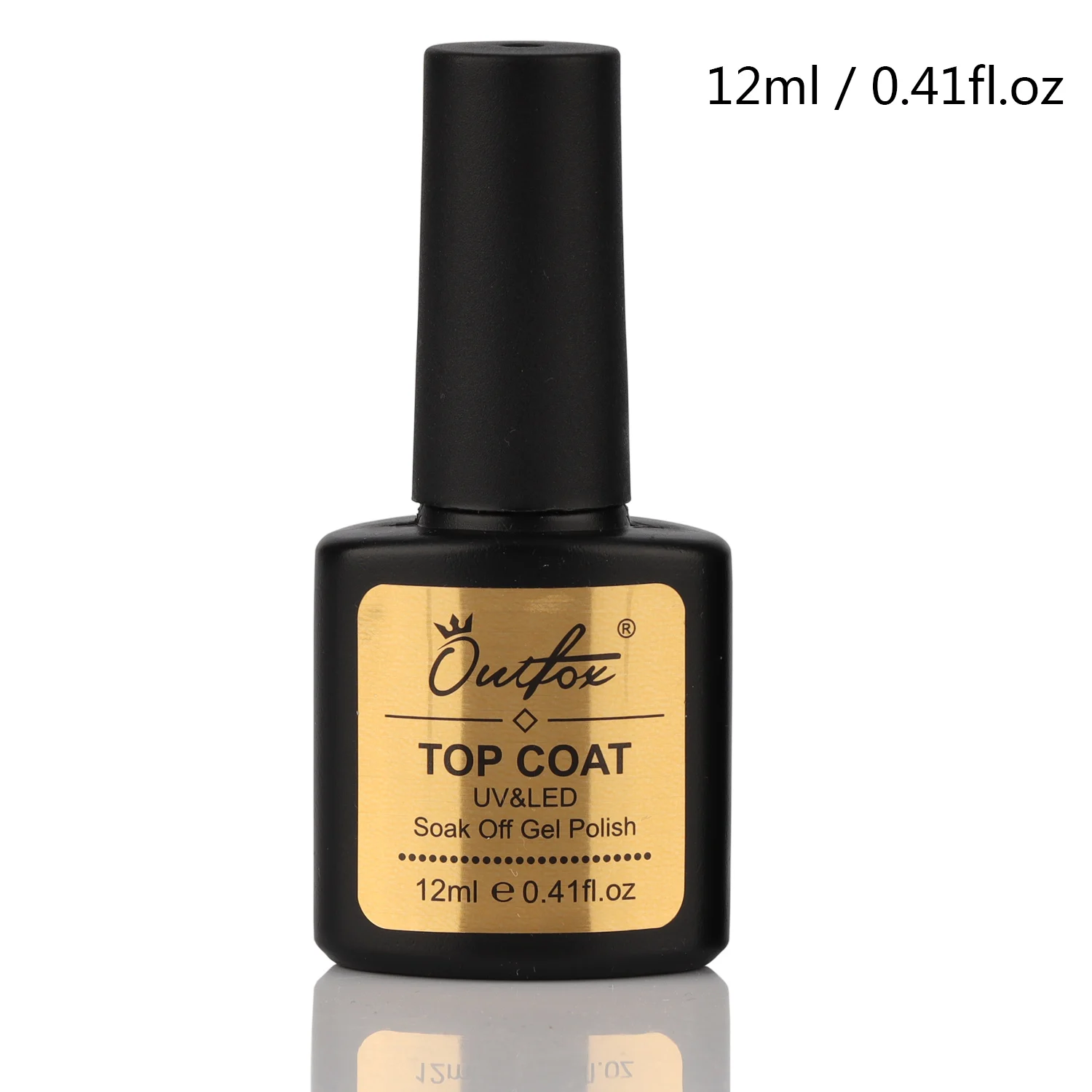 12ml Top Coat and Base Coat Set - No Wipe UV Gel Nail Polish