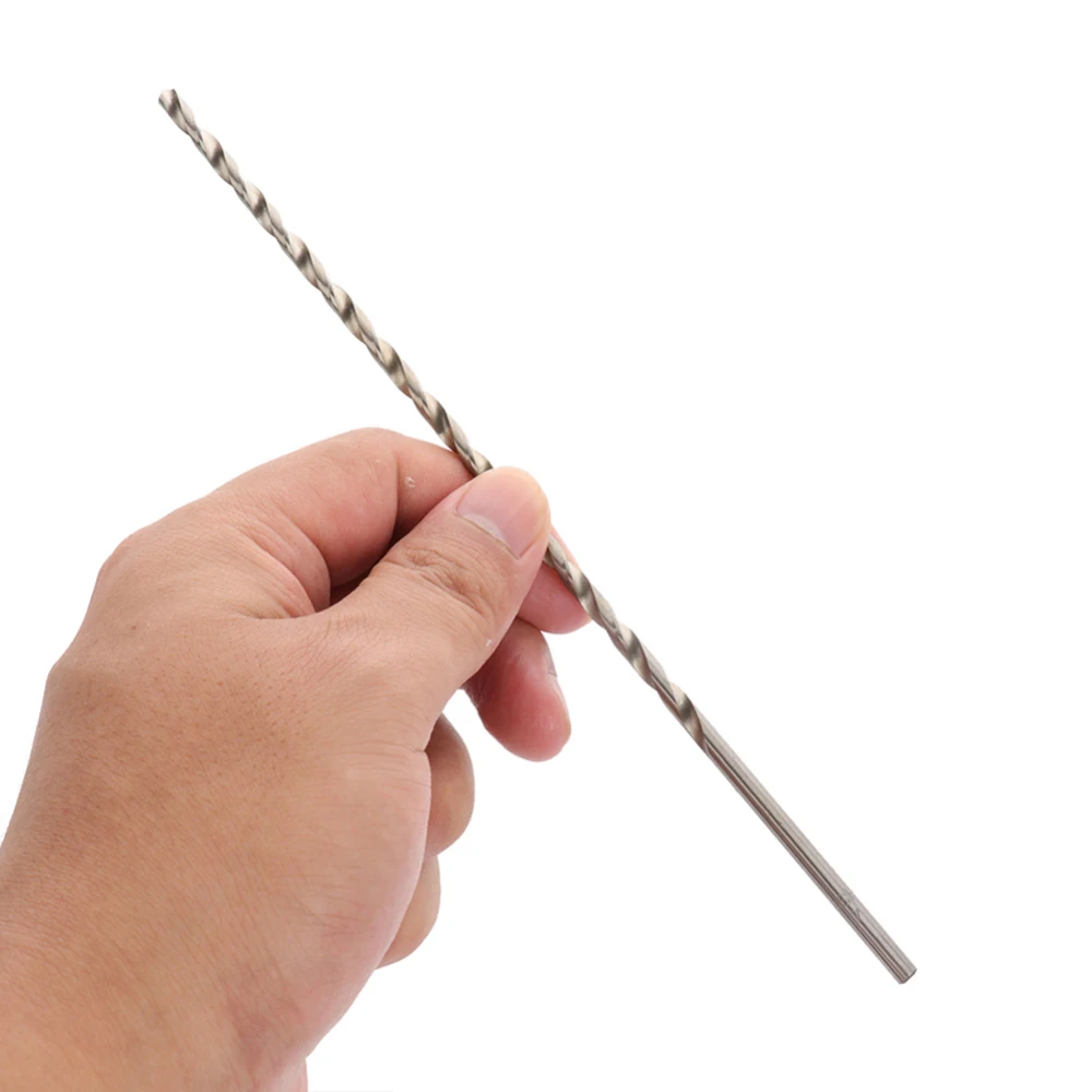 

1pcs 6mm Diameter 200mm Extra Long HSS Auger Twist Drill Bit Straight Shank For Electric Rotary Tool