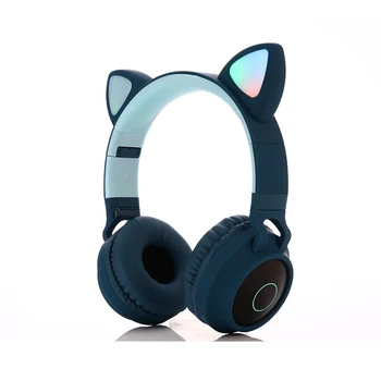 

NEW Cat Ear Wireless Bluetooth Headphones Kid Foldable Stereo Sound Headset Kids Earphone For Boys Girls Lovely Gift Led Light