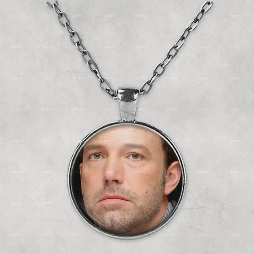 Sad Ben Affleck индивидуальное фото ожерелье ювелирные изделия с картинами s подвески