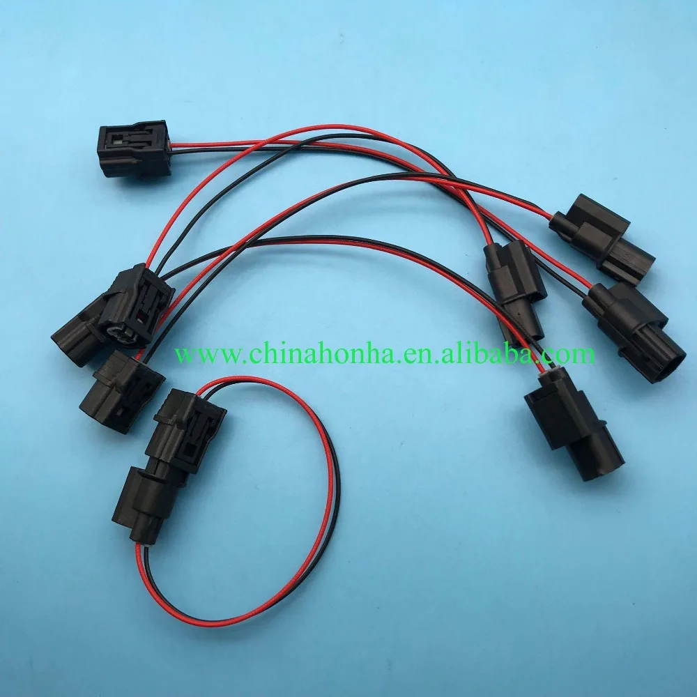 10/20/50 шт./лот 2 pin/способ женский/мужской кошелек с 18AWG 20 см провод 6189-7036