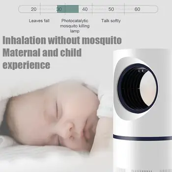 

Electric Fly Bug Zapper Mosquito Insect Killer LED Anti Noise Radiation Trap Insect Lamp Killer No Home Flies Light No Mosq Z6A9