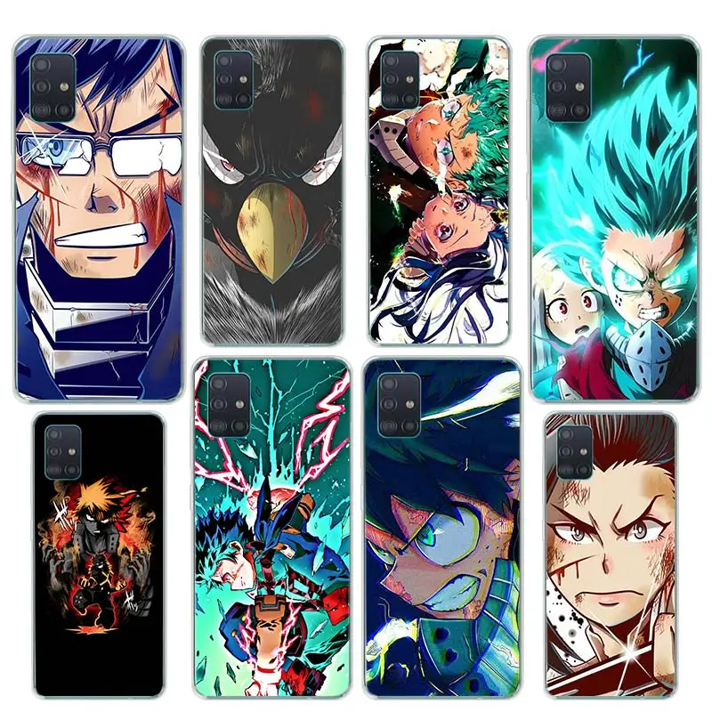 Аниме Мой герой академический чехол для Samsung Galaxy A51 A71 5G UW A21s M51 A21 A9 A Quantum A11 A31 Coque