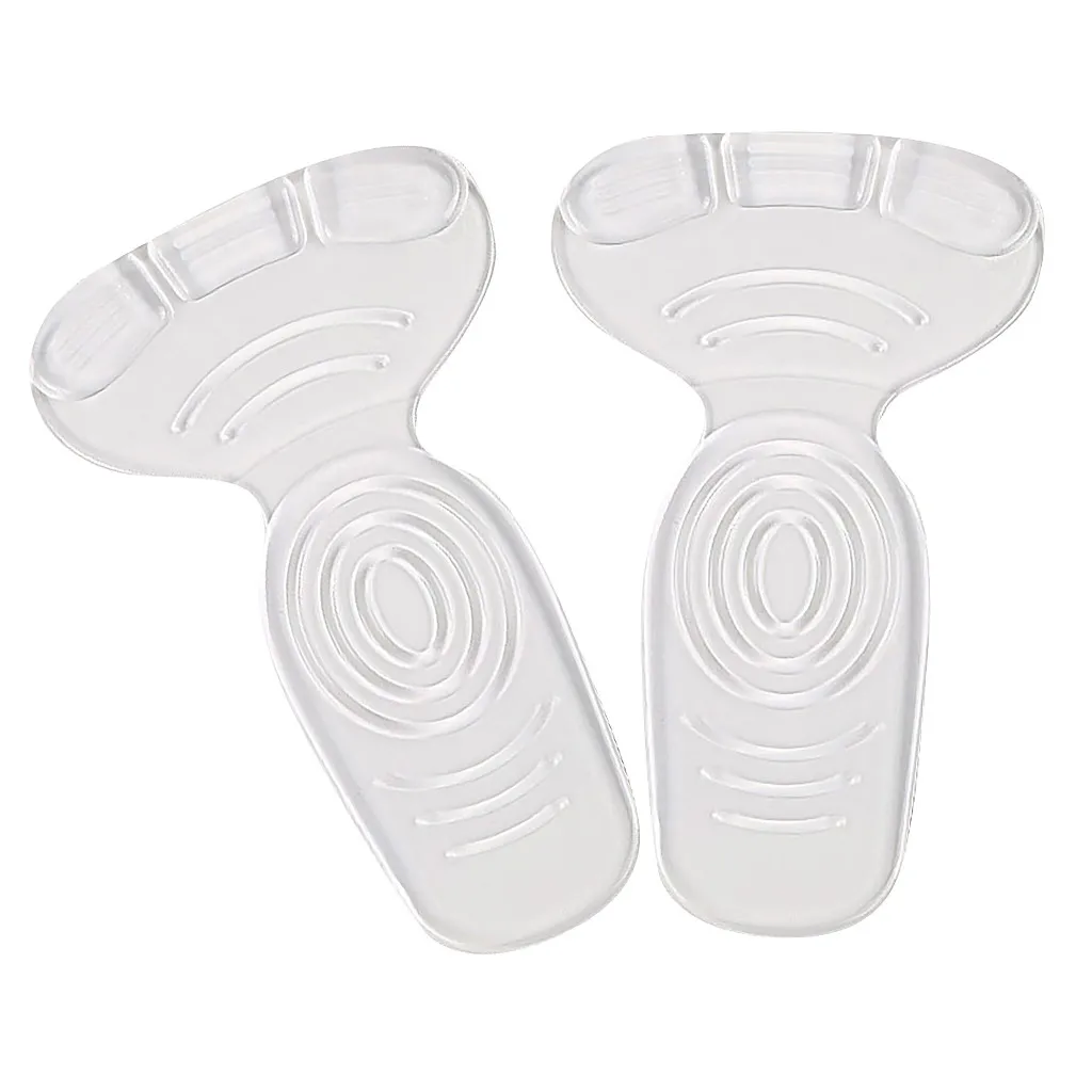 1 paar Orthopädische Einlegesohle Marke Neue T-Form Silikon Non Slip Kissen Fuß Ferse Protector Liner Schuh Einlegesohle Pads
