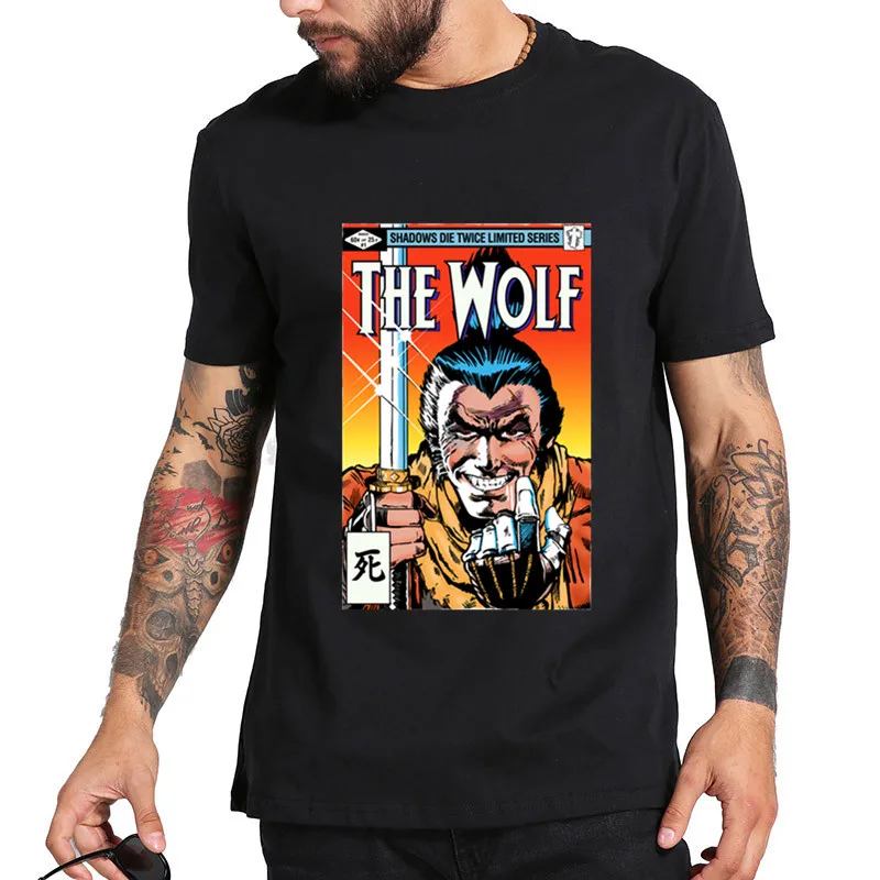 Новинка 2019 футболка с принтом тени умирает дважды комикс волка мужские футболки