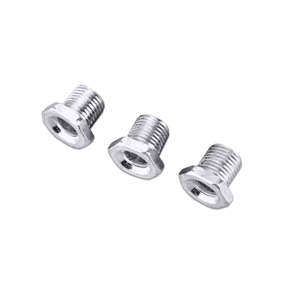 M10 Full Dental Tube Hollow Screw Galvanized Six-leg Nut Dental Tube Countersunk Head Connection Lamp Head 5pcs hollow tube nut