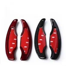 Удлинить Стиль углеродного волокна рулевое колесо лопасти переключения для Cadillac ATS ATS-L CT6