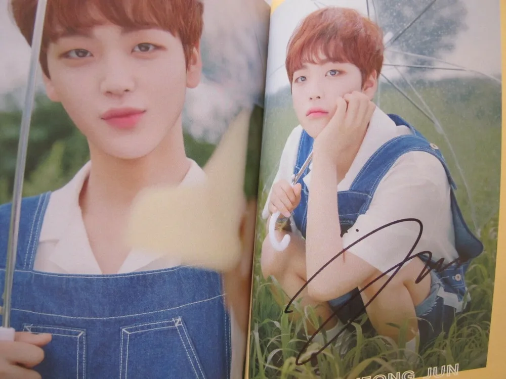 Ручная подписка X1 XONE Autographed MINI 1st альбом QUANTUM LEAP+ подписанный фото K-pop 102019