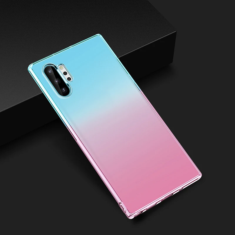 50 шт градиентный Мягкий ТПУ чехол для huawei P30 P20 Pro Lite mate 20 X Nova Y9 Honor 20i 8S 8X 8C ультра тонкий противоударный чехол