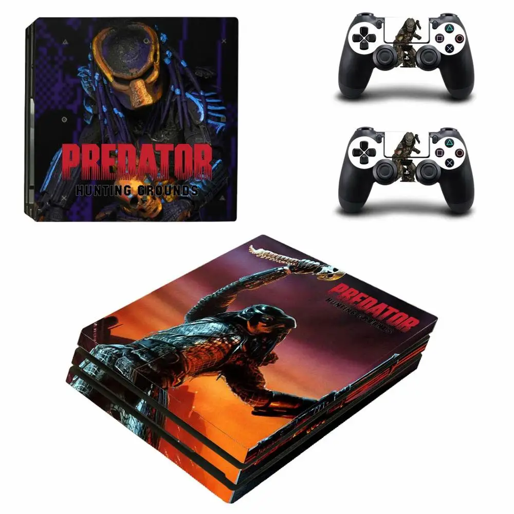 YSP4P-3470 PS4 Pro наклейки Хищник: охотничья площадка Play станция 4 Pro виниловая кожа Pegatinas для playstation 4 Pro консоль и контроллер - Цвет: YSP4P-3470