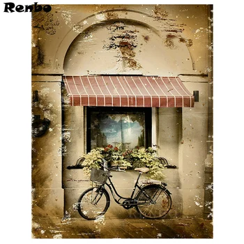 

New arrival Diy Diamond Painting bicycle Picture Of Rhinestones Embroidery Diamond mosaic broderie diamante 5d Cross Stitch