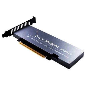 

4X NVME PCIE3.0 GEN3 M.2 X16 SSD RAID Card PCI-E VROC M2X16 Support 2U Server PC B95D