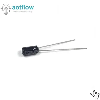 

50PCS Higt quality 25V22UF 4*7mm 22UF 25V 4*7 Electrolytic capacitor