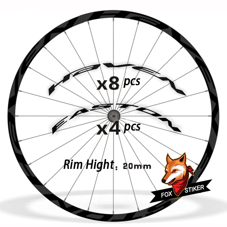 26er 27.5er 29er MTB обода колеса наклейки на велосипед велосипедные Светоотражающие