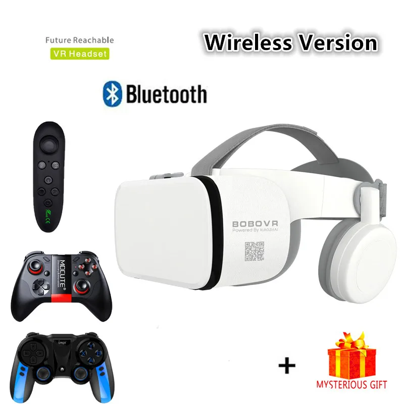 Bobo bovr Z6 Bluetooth шлем 3D VR Очки виртуальной реальности гарнитура для смартфона очки