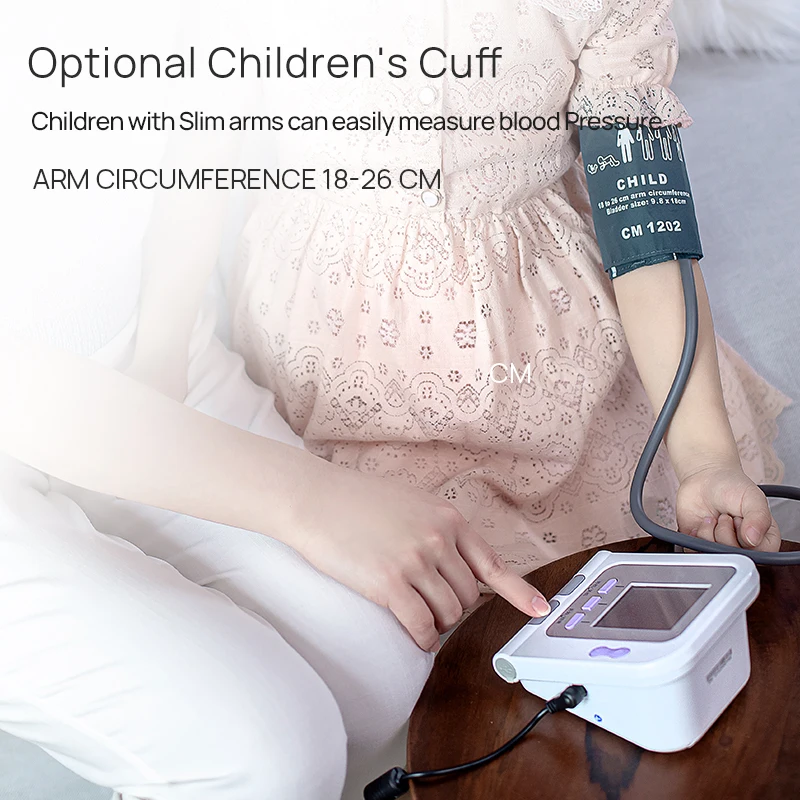 CONTEC08C Automatic Digital Blood Pressure Monitor BP Monitor Sphygmomanometer Heart Beat Rate Pulse Meter Large Screen blood pressure monitor blood pressure meter