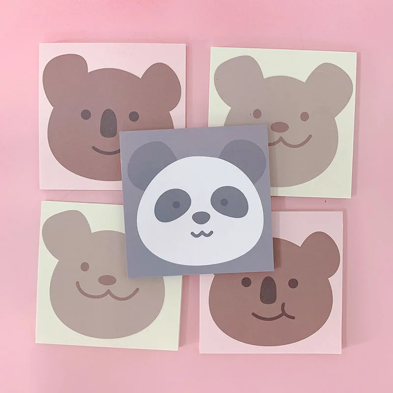 50 листов Kawaii панда, коала блокнот ежедневный DIY клейкий блокнот для заметок Escolar Papelaria школьные принадлежности милые канцелярские принадлежности