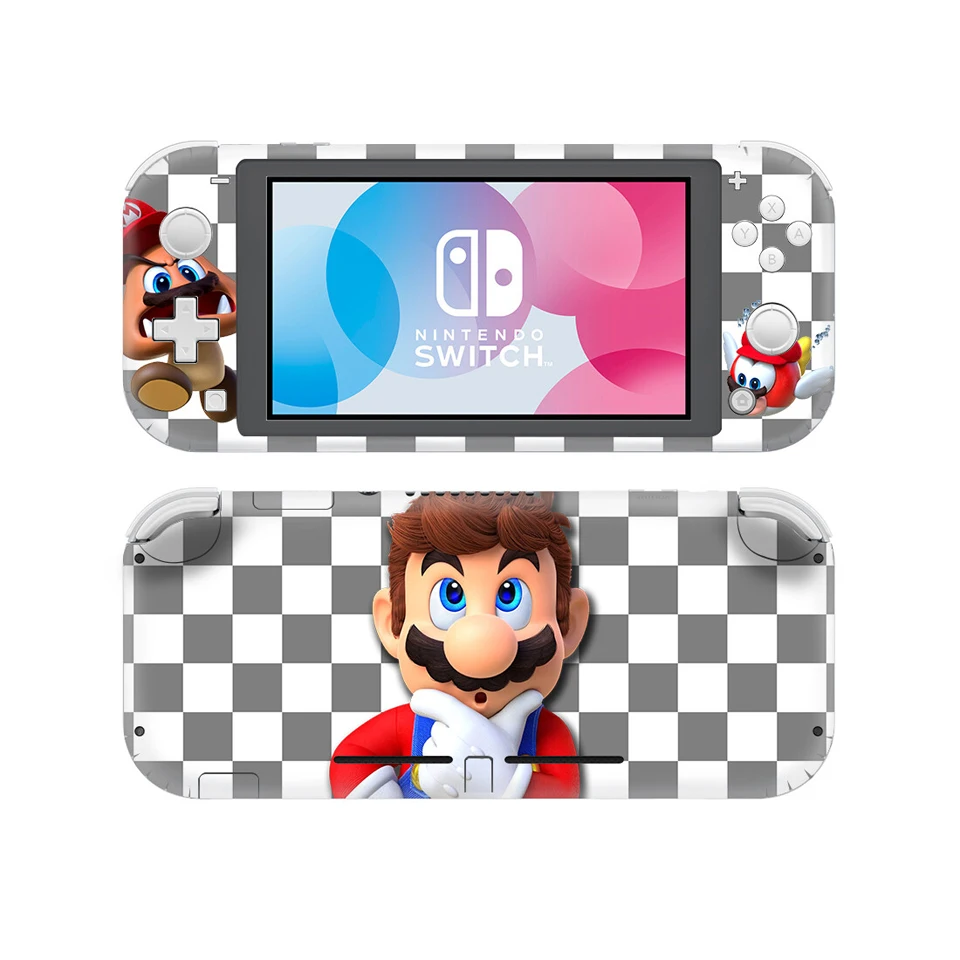 YSNSL0295 Супер Марио Заказная наклейка для кожи для Nintendo Switch Lite консоль и контроллер игра наклейка виниловая наклейка протектор - Цвет: YSNSL0295