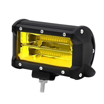 

LED 5 inch 72W two rows of yellow light cross-country driving lights