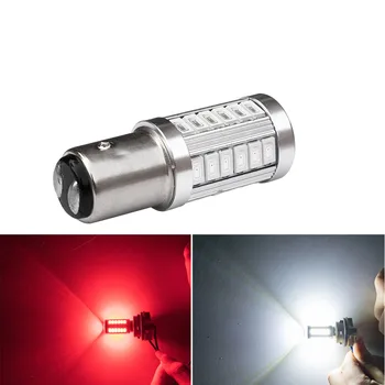 

DIC 1pcs 1157 P21/5W BAY15D Super Bright 33SMD 5630 Led Auto Brake Light Rear Fog Lamp 21/5W Car Daytime Running Light Stop