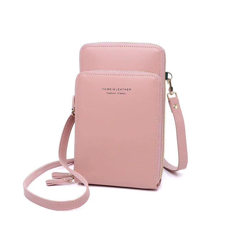 Новые женские сумки bolsas Корейская мини-сумка pu кожаная одноцветная женская сумка через плечо сумки через плечо для сотового телефона для женщин