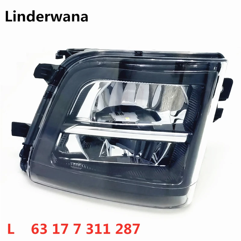 1 комплект для BMW F01 F02 F03 F04 730 d 740 я 750 760 i светодиодный Противотуманные огни DRL 63177311287