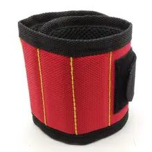 Сильный магнитный браслет 3 магнитные регулируемые браслеты винты гвозди гайки Болты инструменты красный