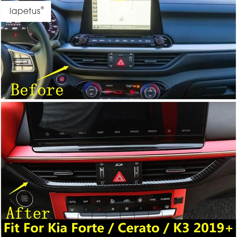 Аксессуары Lapetus для Kia Forte / Cerato/K3 2019 2020 АБС передняя панель кондиционера выход